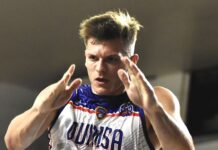 Obras suma a dos piezas claves: Federico Zezular y Juan Ignacio Brussino Federico Zezular se expresa en un partido de Quimsa.