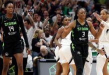 WNBA: Indiana y Seattle forzaron los juegos decisivos Las Storm vencieron a las Aces ante su gente.