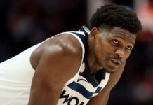 Anthony Edwards estará de baja por dos semanas