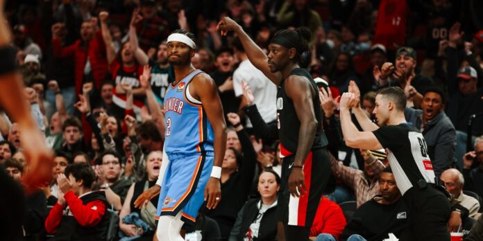 Portland Trail Blazers sorpendió a todos y le brindó a OKC Thunder su primera derrota de la temporada. El triunfo de Portland fue lo mejor de la noche de miércoles de la NBA.