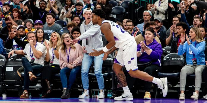 Keyonte George fue el gran héroe de la noche en Utah al conseguir el triple que le dio el triunfo sobre los Bulls en una jornada caraga de tiempos extra en la NBA.