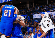 OKC Thunder quedó como el único invicto: Lo mejor del domingo en la NBA La jornada de domingo en la NBA vio las derrotas de Chicago Bulls y San Antonio Spurs y la victoria de OKC Thunder, dejándolos a los campeones reinantes como los únicos invictos de la temporada.