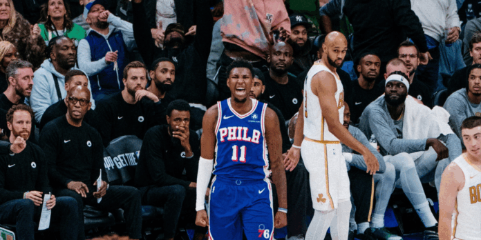 Justin Edwards fue el héroe impensado de la noche para que los Sixers derroten a los Celtics en la jornada de Martes de la NBA.