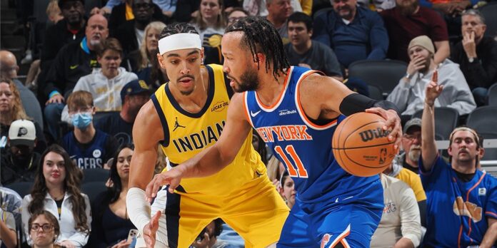 Jalen Brunson marcó el triple definitivo que le dio el triunfo a los Knicks sobre los Pacers en una jornada cargada de resultados ajustados en la NBA.