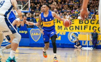 El bicampeón se quedó con la victoria frente a Argentino por 116-83. Boca - Argentino