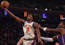 Los Knicks vencieron a los Lakers para su sexto festejo consecutivo OG Anunoby fue el máximo anotador de los Knicks.