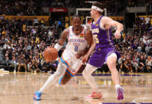 El Thunder venció a los Lakers en el regreso de Jalen Williams