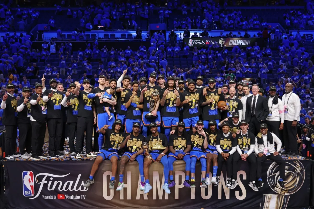 El Thunder cumplió la Regla Phil Jackson y fue campeón en 2025. Foto: USA Today Sports.