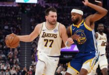 Cumpleaños feliz: Doncic festejó con el triunfo de los Warriors