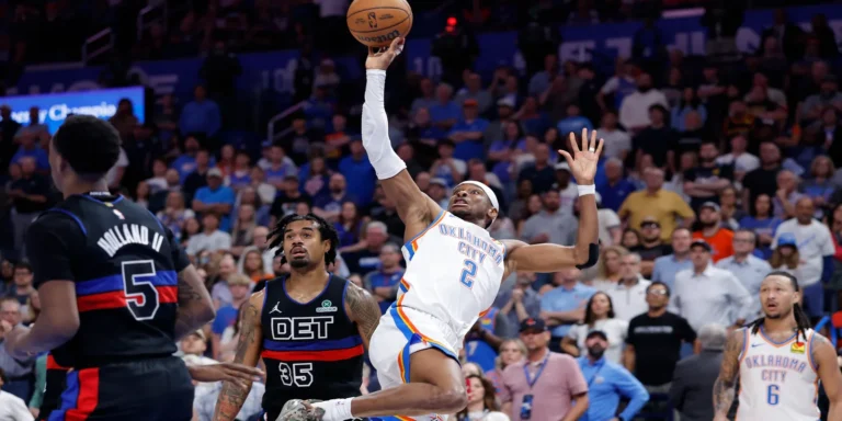 El Thunder venció a los Pistons en tiempo suplementario: lo mejor del martes