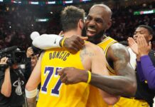 LeBron se volvió el jugador con más apariciones en la NBA y Doncic lideró el triunfo