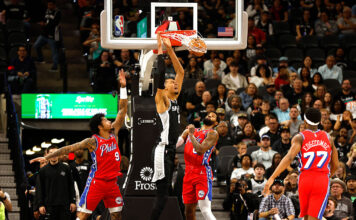 Noche agridulce para San Antonio: llegó a los 60 triunfos pero se lesionó Wembanyama