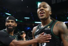 Noche completa en Minnesota: peleas, lesiones, sorpresas y Timberwolves a un triunfo de las semis