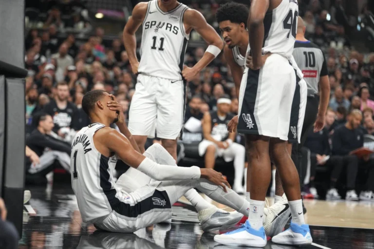 Preocupación para San Antonio: derrota ante Portland y lesión de Wembanyama