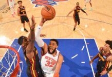 Los Knicks superaron a los Hawks en el Madison