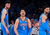 Pistons y Thunder ganaron los primeros juegos de sus series