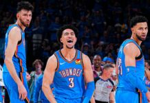 Pistons y Thunder ganaron los primeros juegos de sus series