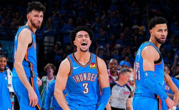 Pistons y Thunder ganaron los primeros juegos de sus series