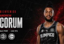 Andrew Corum se suma a Olímpico