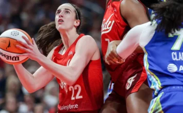 Indiana venció a las Wings con una Clark imparable