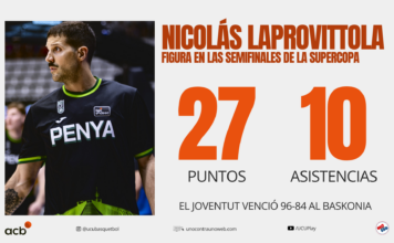 ACB x UCU: Con Laprovittola como figura, el Joventut clasificó a la Final de la Supercopa Endesa Nicolas Laprovittola MVP en las Semifinales de la Supercopa