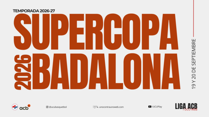 La Supercopa Endesa se jugará los próximos 19 y 20 de septiembre en Badalona