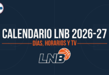 LNB 2026-27: Días, horarios y televisación de los partidos