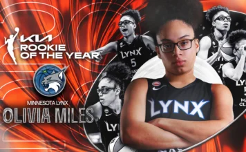 Olivia Miles fue la rookie del año de la WNBA