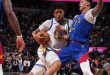 Golden State sumó su primer triunfo con un brillante Lendeborg