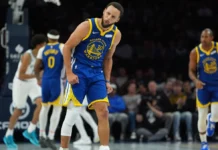 Curry brilló en la victoria de los Warriors a los Timberwolves