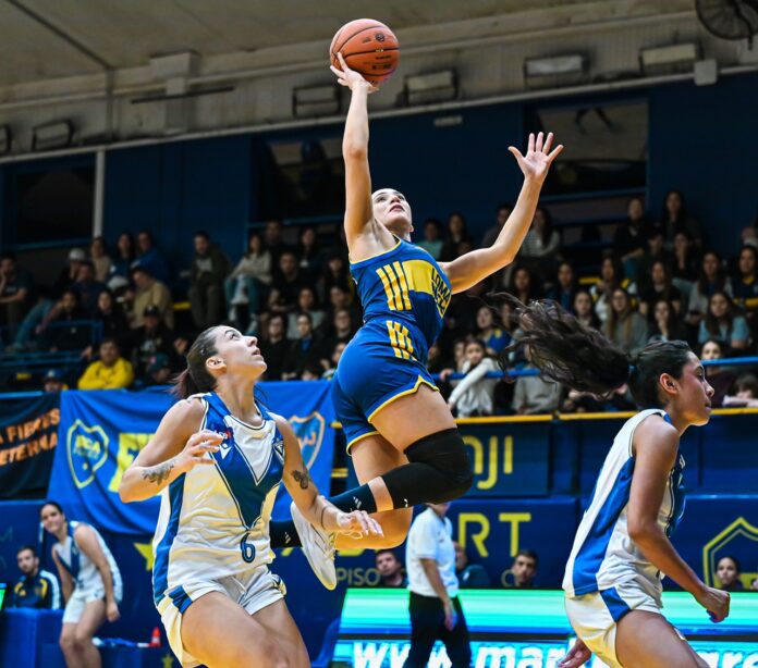 Luciana Delabarba, la figura de Boca en su debut en la LFB