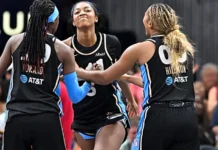Angel Reese fue elegida como la mejor defensora de la WNBA