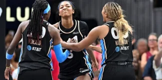 Angel Reese fue elegida como la mejor defensora de la WNBA