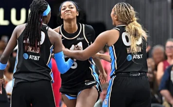 Angel Reese fue elegida como la mejor defensora de la WNBA