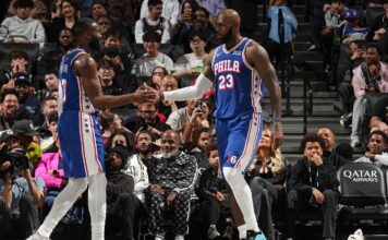 LeBron cumplió pero Philadelphia cayó ante Brooklyn en su primer amistoso