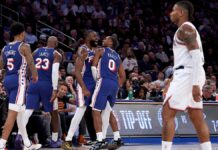 Los 76ers amargaron la fiesta de los Knicks