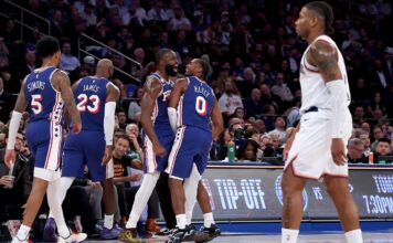 Los 76ers amargaron la fiesta de los Knicks