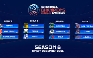 Fixture definido para la BCLA 2026-27: ¿cuándo juegan los equipos argentinos?